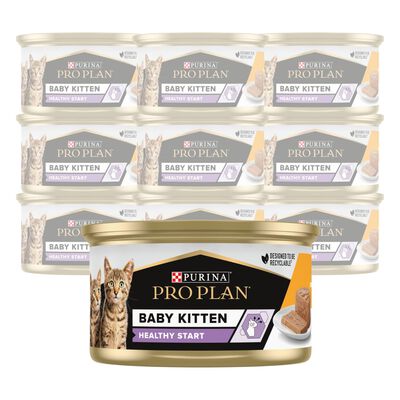 Purina Pro Plan Cat Baby Kitten Mousse Ricco in Pollo 85 gr