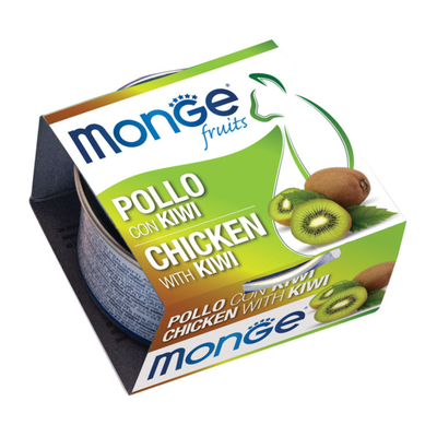 Monge Fruits Cat Adult pezzetti di Pollo con kiwi 80gr
