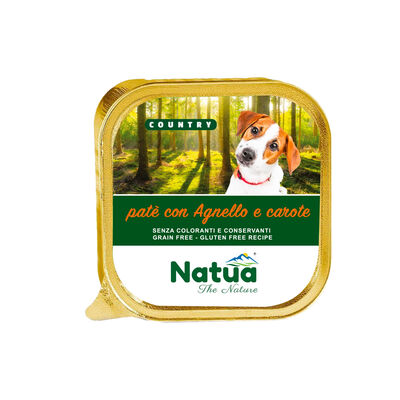 Natua Country Dog Adult Paté con Agnello e carote 100gr