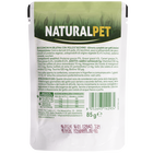 Naturalpet Cat Senior Bocconcini in gelatina con Pollo e tacchino 85gr