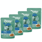 Oasy Bocconcini in Salsa per gatti adulti sterilizzati con Tonno 85 gr