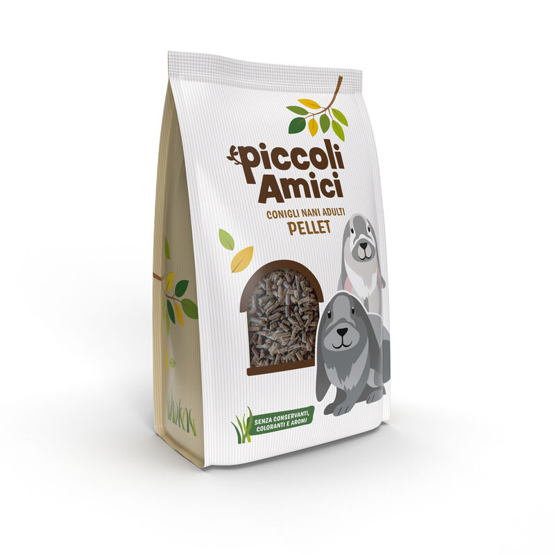 Piccoli Amici Pellet per Conigli Nani Adulti 2,5 kg