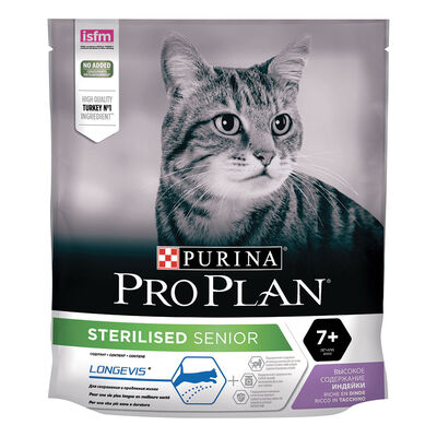 Purina Pro Plan Cat Adult 7+ Sterilised ricco in Tacchino 400 gr