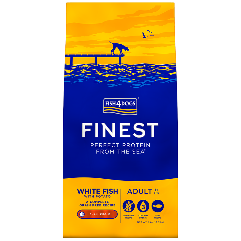 Fish4dogs Finest Dog Adult Small Pesce Bianco 6 kg