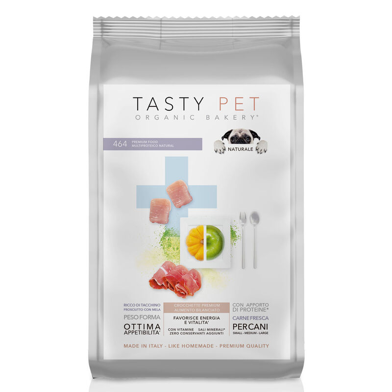 Tasty Pet Dog Tacchino Prosciutto e Mela 2,5Kg