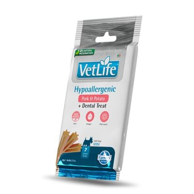 Farmina Vet Life Dental Treat Hypoallergenic Pork&Potato Mini 60 gr