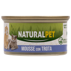 Naturalpet Cat Adult Mousse con Trota 85 gr