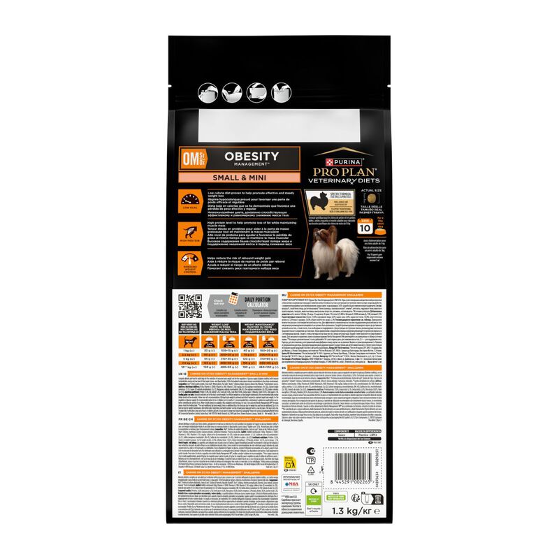 Purina Pro Plan Veterinary Diets Dog Small&Mini OM Obesity 1,3kg
