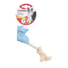 Camon Gioco Cane, Gatto o Cavallo in latex con squeaker e corda