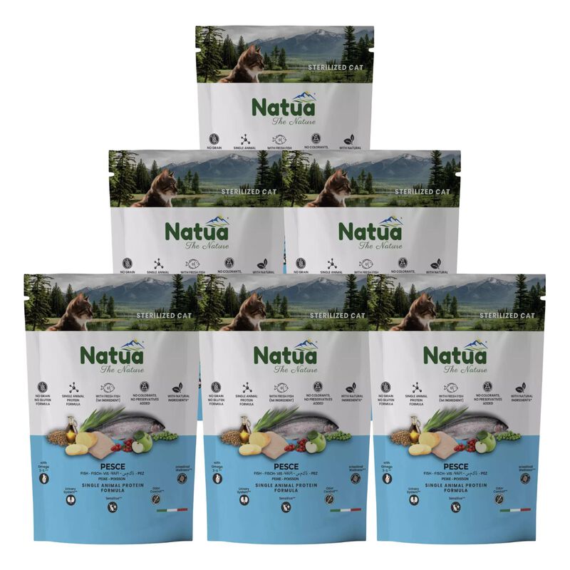 Natua Cat Steril Pesce 350gr
