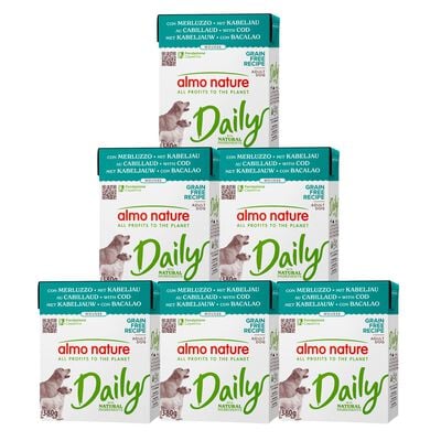 Almo Nature Daily Dog Adult con merluzzo 380gr