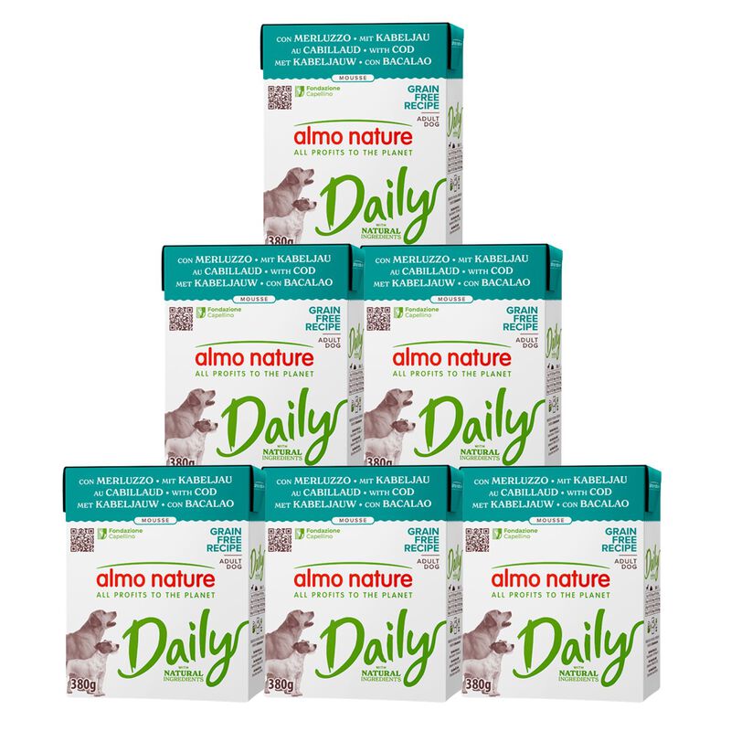 Almo Nature Daily Dog Adult con merluzzo 380gr