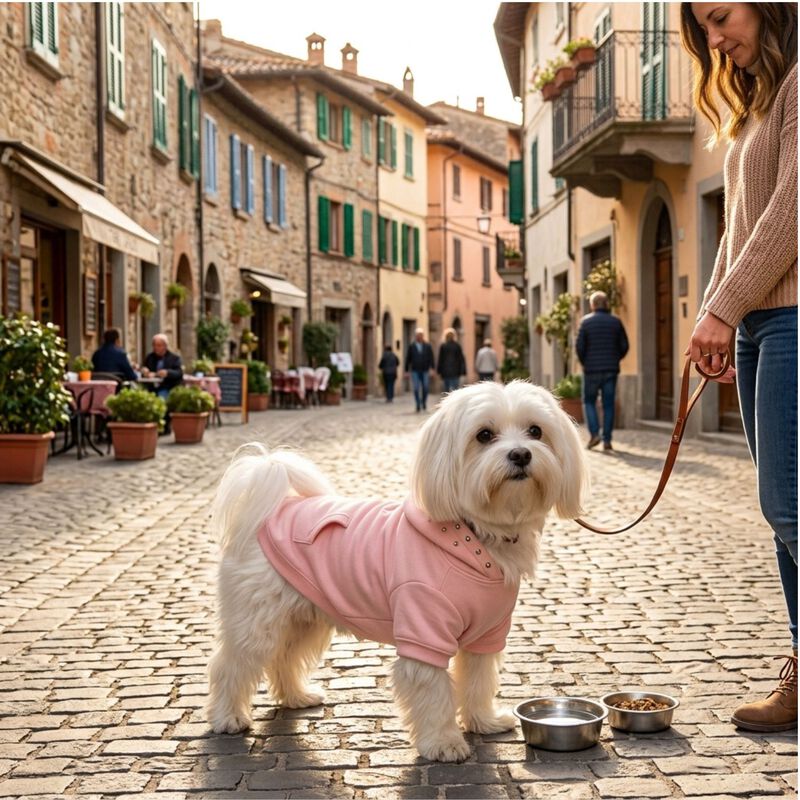 L'Isola dei Tesori Felpa per cani Tg. 25 Rosa