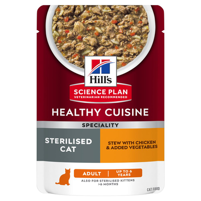 Hill's Science Plan Healthy Cuisine Cat Sterilised spezzatino 80 gr
