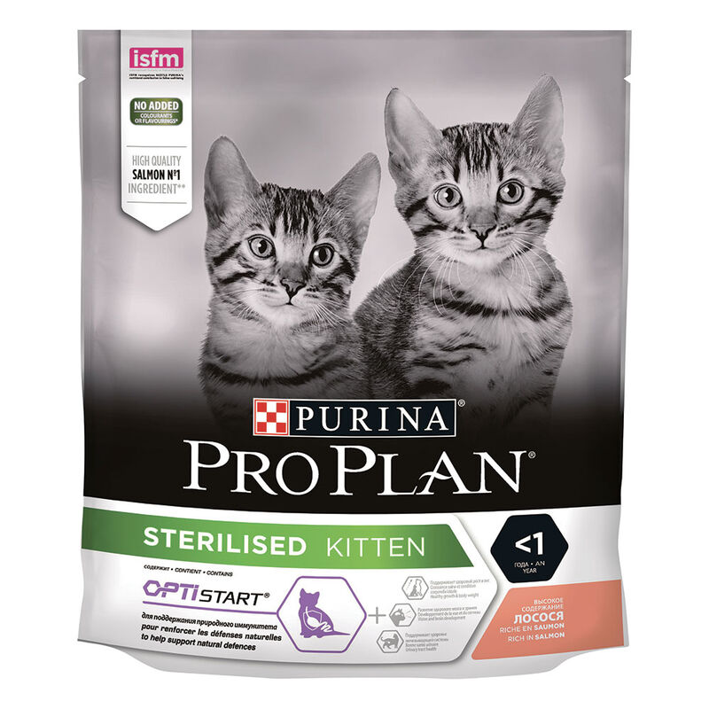 Purina Pro Plan Cat Kitten Stedilised ricche in Salmone 400 gr