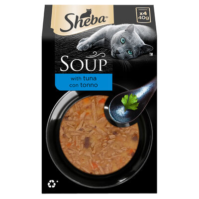 Sheba Cat Adult Soup Tonno 4x40 gr