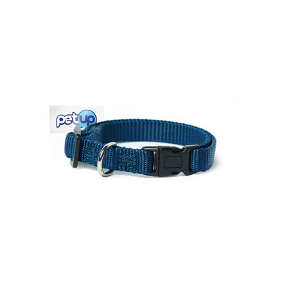 Petup Collare nylon a sgancio 12 mm blu