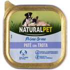 Naturalpet Prime Orme Puppy paté con Trota 150gr image number 0