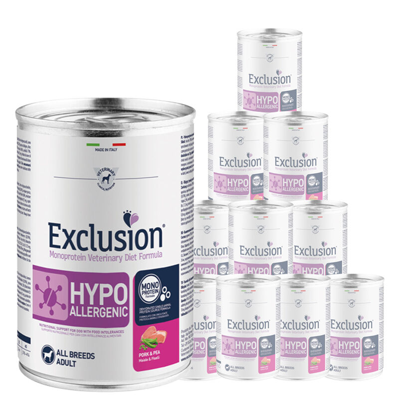 Exclusion Monoprotein Veterinary Diet Dog Hypoallergenic Pork 400 gr