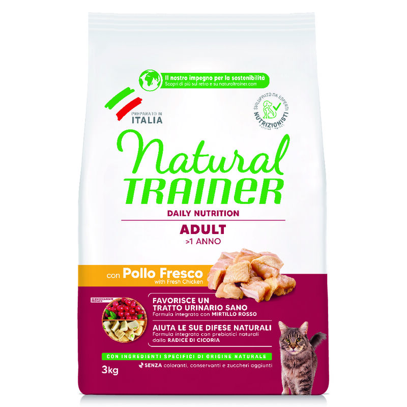 Natural Trainer Cat Adult al Pollo 3 kg