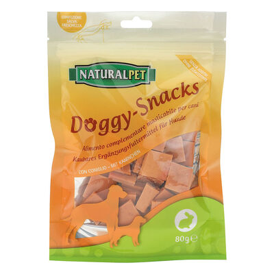 Naturalpet Doggy Snacks Coniglio 80 gr 