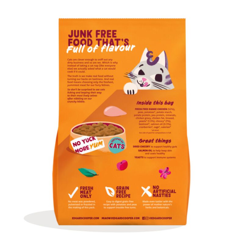 Edgard & Cooper Cat Adult al Pollo 4 kg