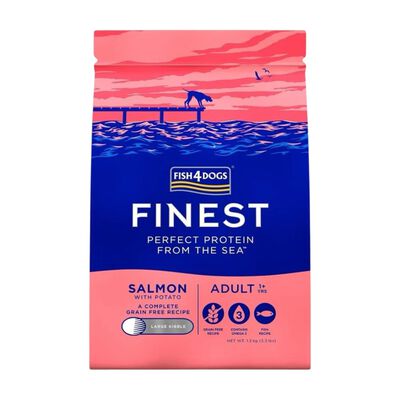 Fish4dogs Finest Dog Adult Large Pesce Bianco 1,5 kg
