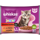 Whiskas Cat Junior Selezione Gustosa in salsa 4x85gr