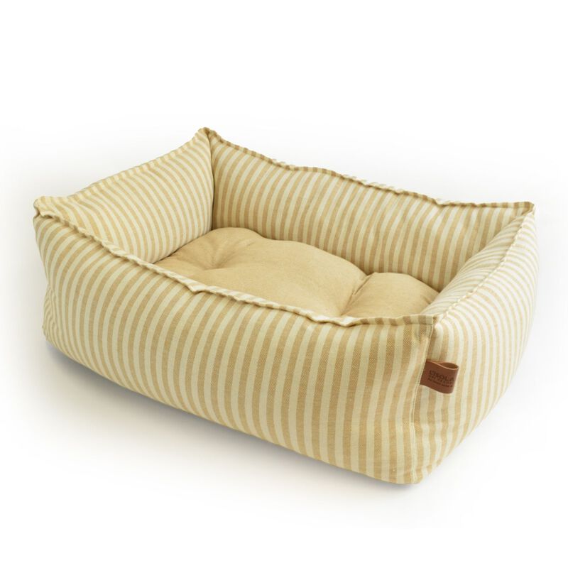 L'Isola dei Tesori Cuccia Relax a Righe Beige 70x85 cm
