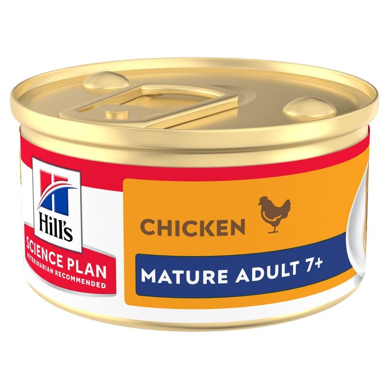 Hill's Science Plan Mature Adult Mousse per gatti anziani con Pollo 85 gr
