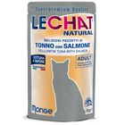Le Chat Natural gatti adulti pezzetti di Tonno con Salmone 80 gr