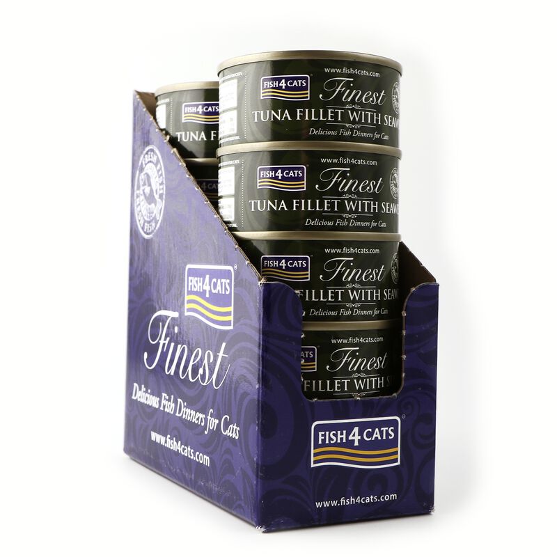 Fish4Cats Finest Cibo Umido per gatti Tonno e Alghe 70 gr