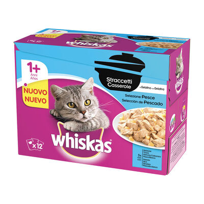 Whiskas Cat Straccetti Multipack Pesce  12x85 gr