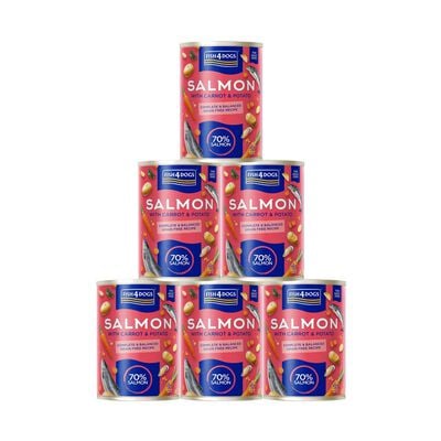 Fish4Dogs Finest Salmone con carote e patate 395 gr