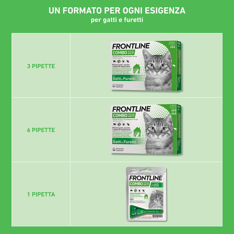 Frontline Combo Spot-On gatti 1 pipetta - Scad Dicembre 2025