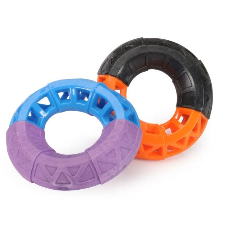 Camon Gioco Cane Anello galleggiante in TPR Spargiricompense con Squeaker