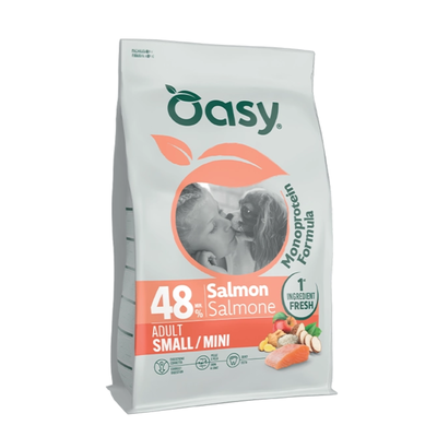Oasy Monoprotein Formula Dog Adult Small&Mini Salmone 2kg