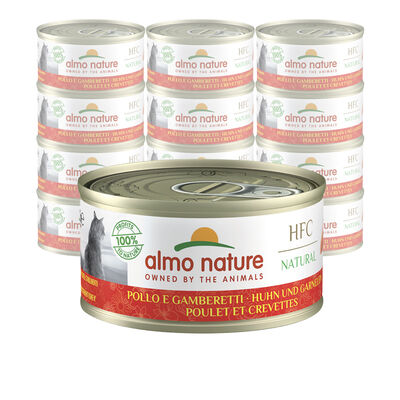 Almo Nature HFC Natural Cat Pollo e Gamberetti 70 gr