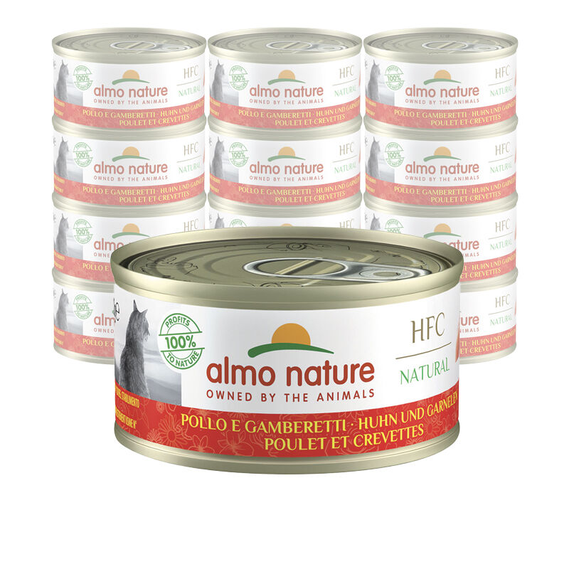 Almo Nature HFC Natural Cat Pollo e Gamberetti 70 gr