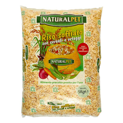 Naturalpet Riso Soffiato Cereali e Ortaggi  5kg