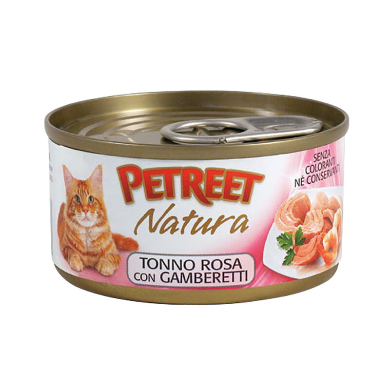 Petreet Cat Tonno rosa Tonno con gamberetti 70 gr
