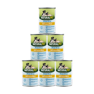 Naturalpet Prime Orme Puppy Pat&eacute; ricco in Pollo 400gr