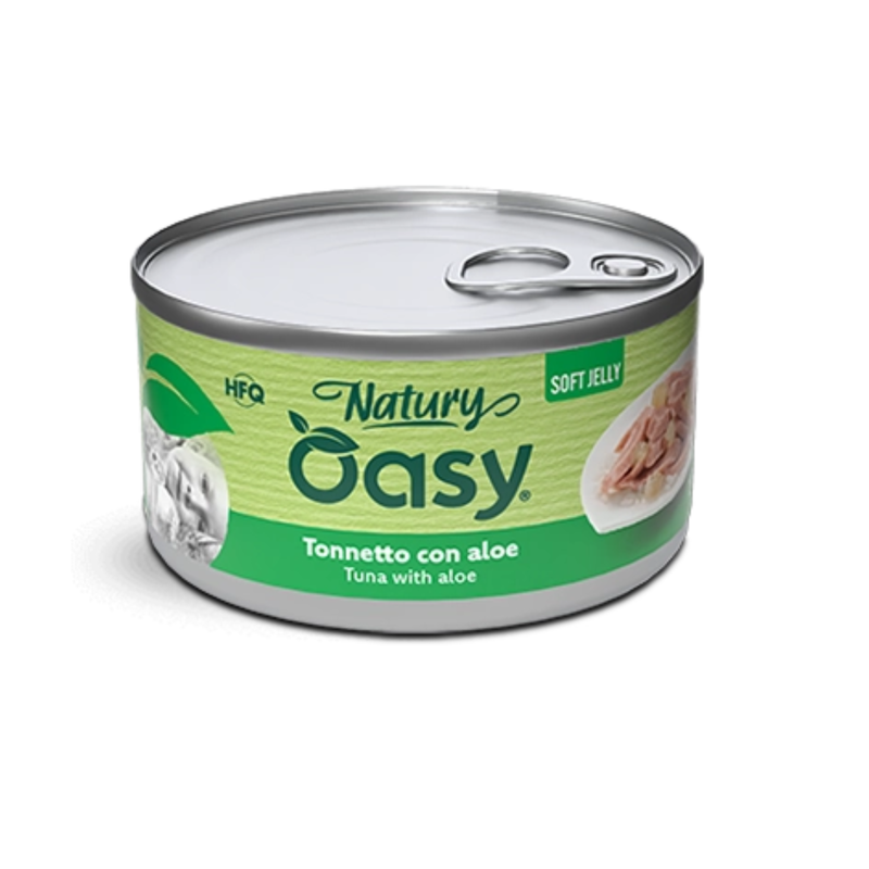 Oasy Natury Cat Adult Tonnetto con aloe in jelly 150gr