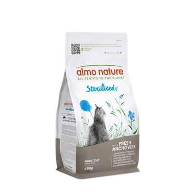 Almo nature Cat Sterilised con Acciughe 400gr