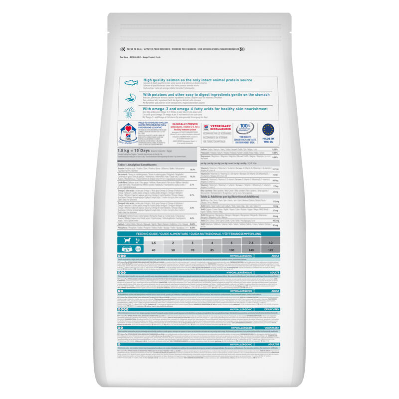 Hill's Science Plan Hypoallergenic Dog Adult Small & Mini Salmone 6 Kg