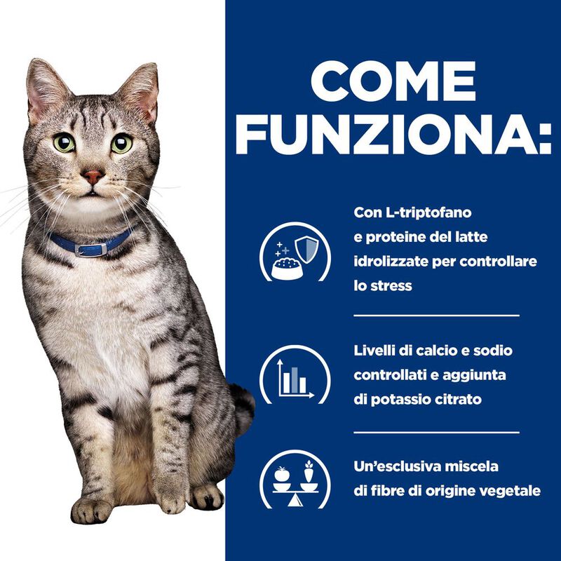 Hill's Prescription Diet Cat c/d Multicare Stress + Metabolic con Pollo 1,5 kg