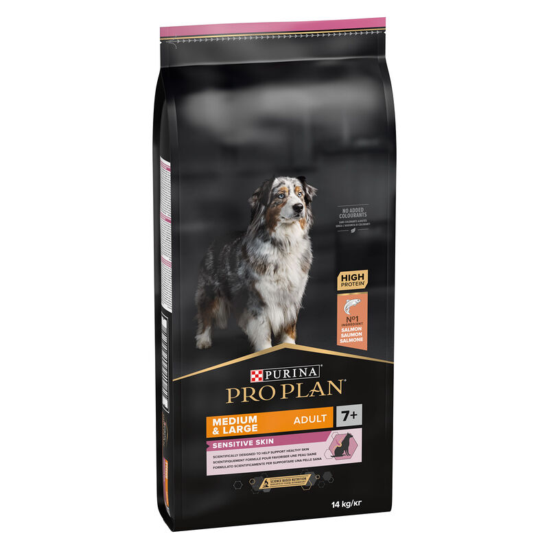 Purina Pro Plan Dog Adult Medium&Large 7+ Sensitive Skin Salmone 14 kg