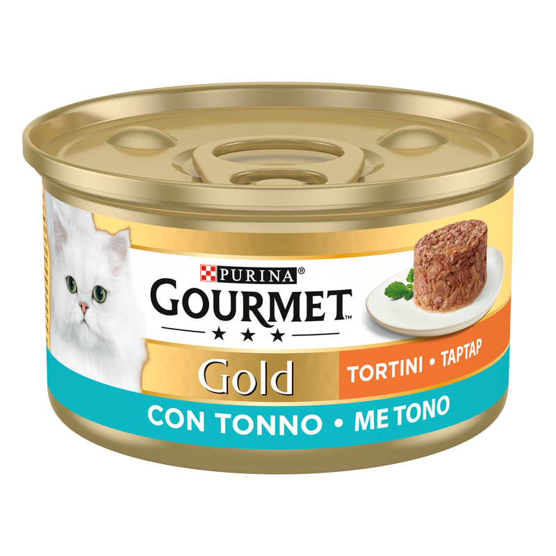 Gourmet Gold Tortini Cat Adult  con Tonno 85 gr