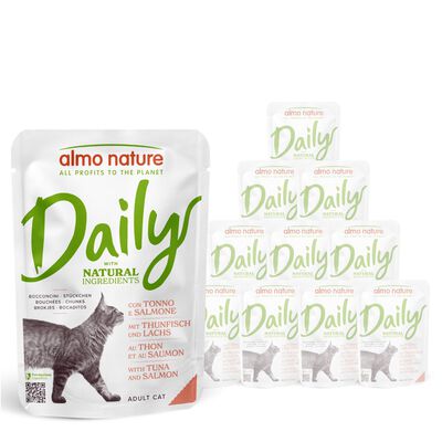 Almo Nature Daily Cat Adult Tonno e Salmone 70gr