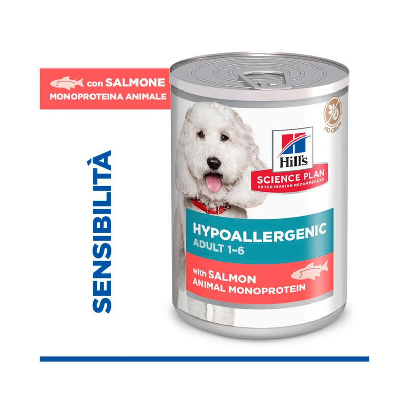 Hill's Science Plan Dog Adult Hypoallergenic con Salmone 363gr